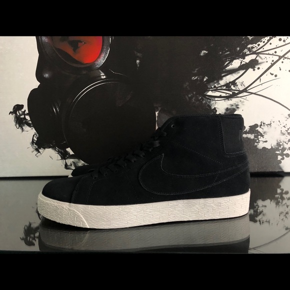 NIKE SB ZOOM BLAZER MID DECON SKATE SHOES - Picture 3 of 7